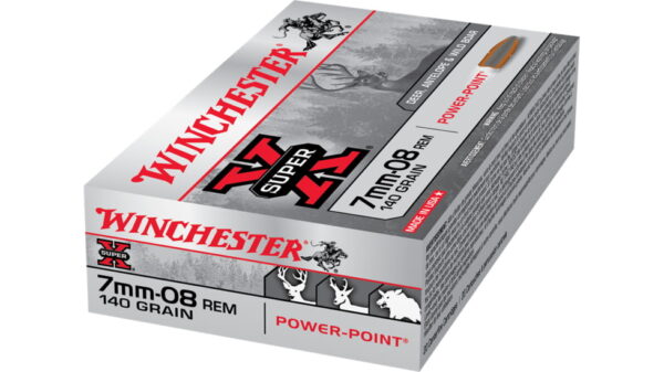 Winchester SUPER-X RIFLE 7mm-08 Remington 140 grain Power-Point Centerfire Rifle Ammunition