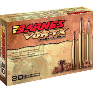 BARNES VOR-TX .338 LAPUA MAGNUM 280 GRAIN LRX BOAT TAIL BRASS CENTERFIRE 100 ROUNDS