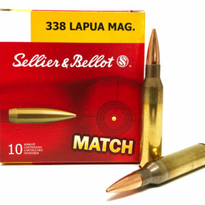 SELLIER & BELLOT AMMUNITION 338 LAPUA MAGNUM 250 GRAIN SIERRA MATCHKING HOLLOW POINT BOAT TAIL 200 ROUNDS