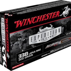 WINCHESTER EXPEDITION BIG GAME AMMUNITION 338 LAPUA MAGNUM 300 GRAIN ACCUBOND