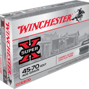 WINCHESTER SUPER-X RIFLE .45-70 GOVERNMENT 405 GRAIN COWBOY ACTION LEAD FLAT NOSE 500 ROUNDS