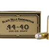 BLACK HILLS COWBOY ACTION AMMUNITION 44-40 WCF 200 GRAIN LEAD FLAT NOSE 260 ROUNDS