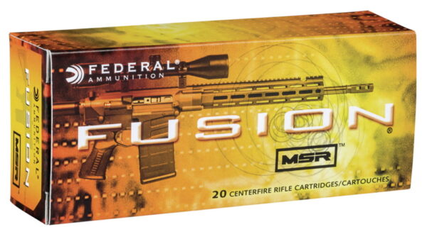 Federal Premium FUSION MSR 6.8mm Remington SPC 90 grain Fusion Soft Point 500 rounds