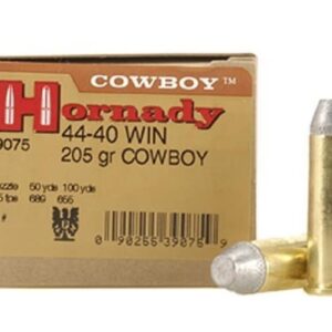 HORNADY FRONTIER AMMUNITION 44-40 WCF 205 GRAIN LEAD FLAT NOSE 260 ROUNDS