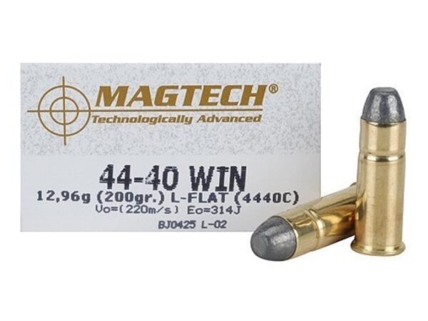 MAGTECH COWBOY ACTION AMMUNITION 44-40 WCF 200 GRAIN LEAD FLAT NOSE 260 ROUNDS