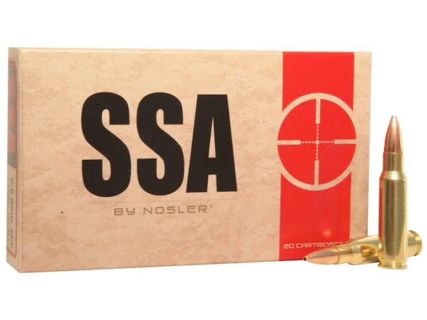 Silver State Armory Ammunition 6.8mm Remington SPC 115 Grain Nosler Custom Competition Hollow Point Boat 500 rounds