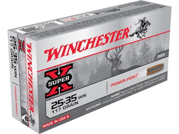 Winchester Super-X Ammunition 25-35 Winchester 117 Grain Soft Point 300 round