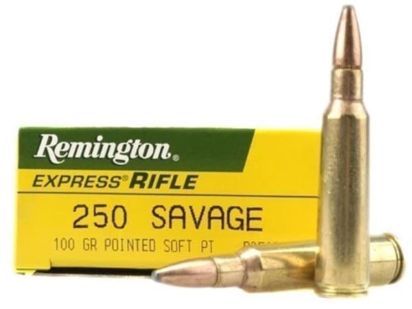 bulk cheap ammo shop Remington Core-Lokt Ammunition 250 Savage 100 Grain Pointed Soft Point